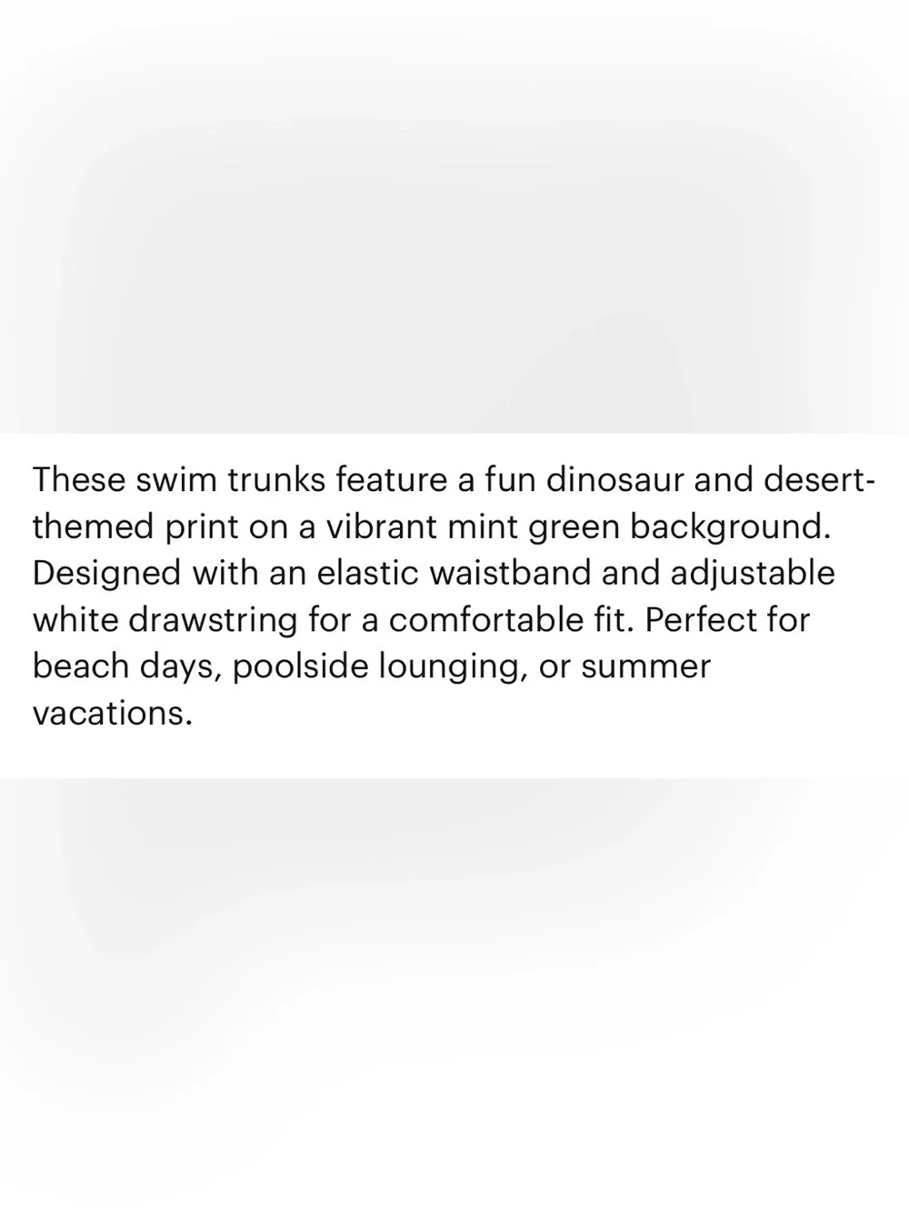 Tipsy Elves Dino Desert Swim Trunks NWT Ret $39.95 Green. Pink, Orange